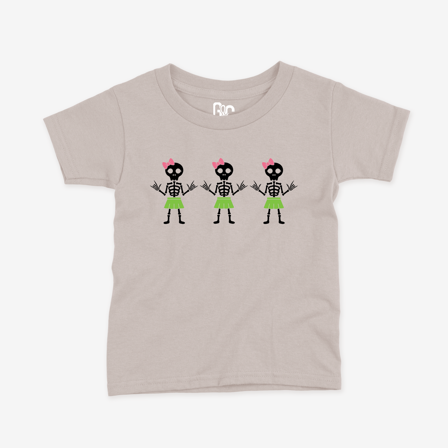 Girl Skeleton Toddler Tee