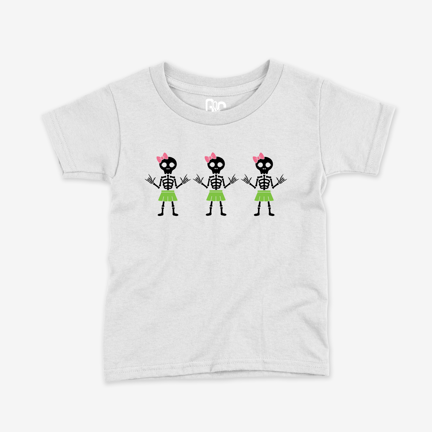 Girl Skeleton Toddler Tee