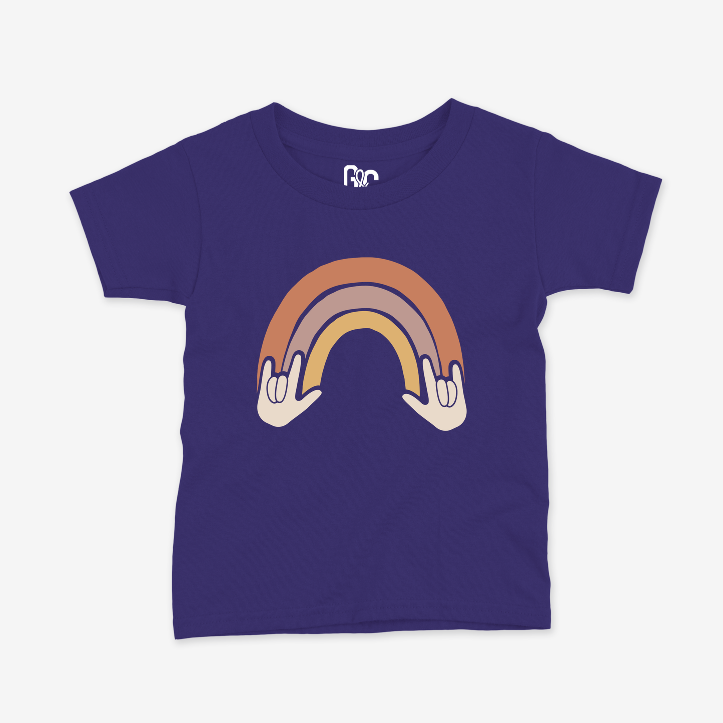 Rainbow & ILY Toddler Tee