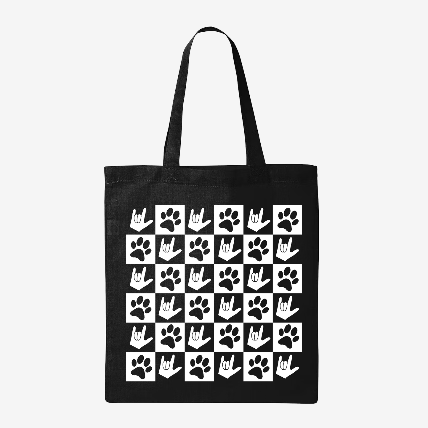 Paws & ILY Tote Bag