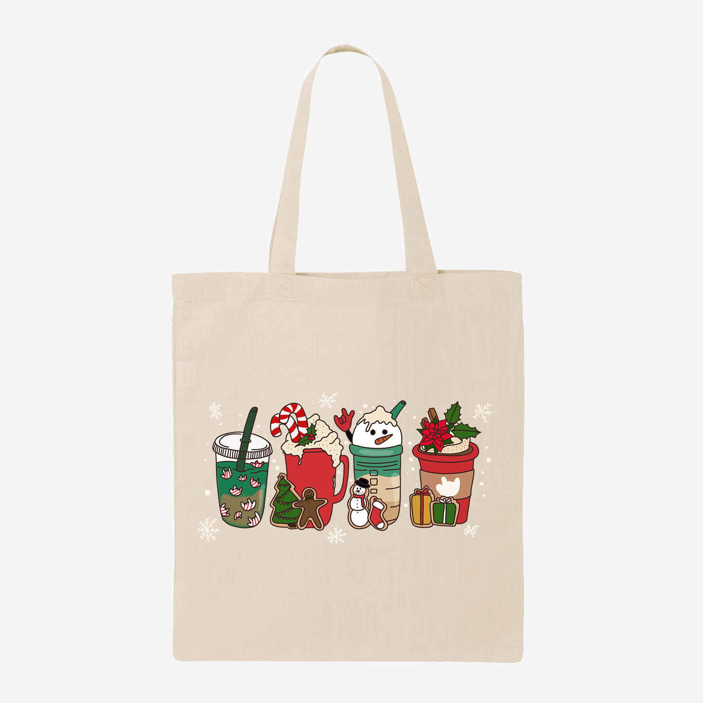 Christmas Coffee Tote Bag