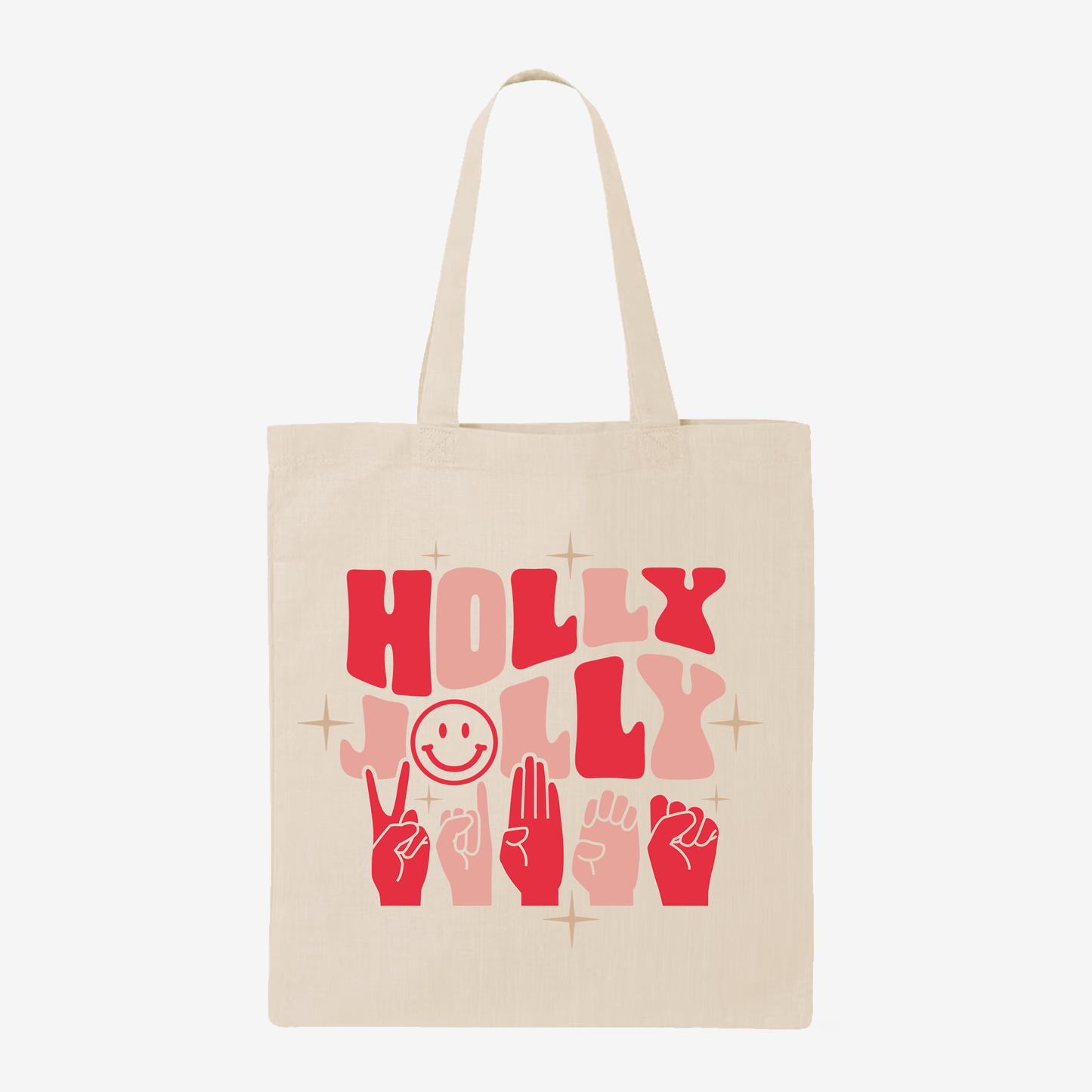 Holly Jolly Vibes Tote Bag