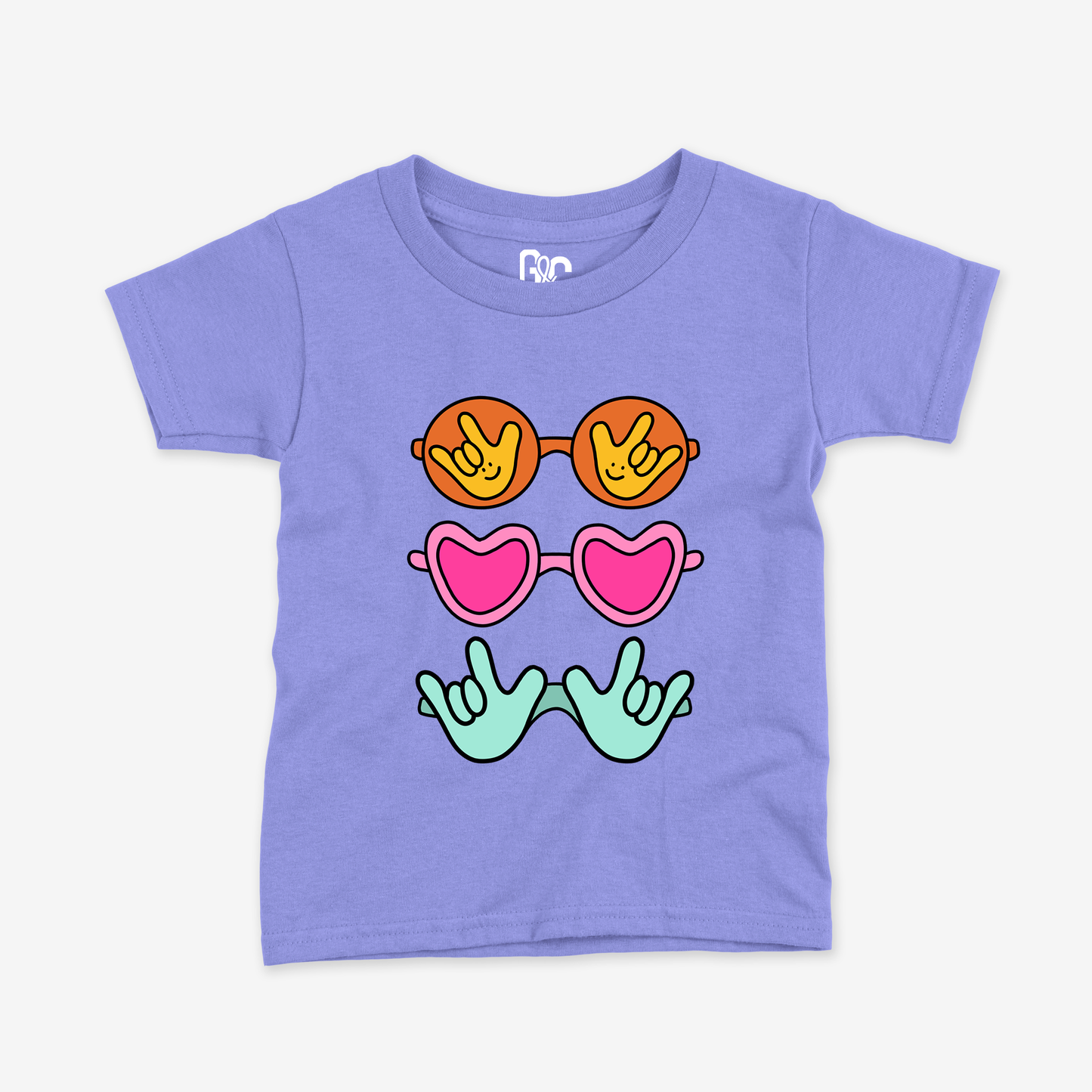Summer Sunglass ILY Toddler Tee