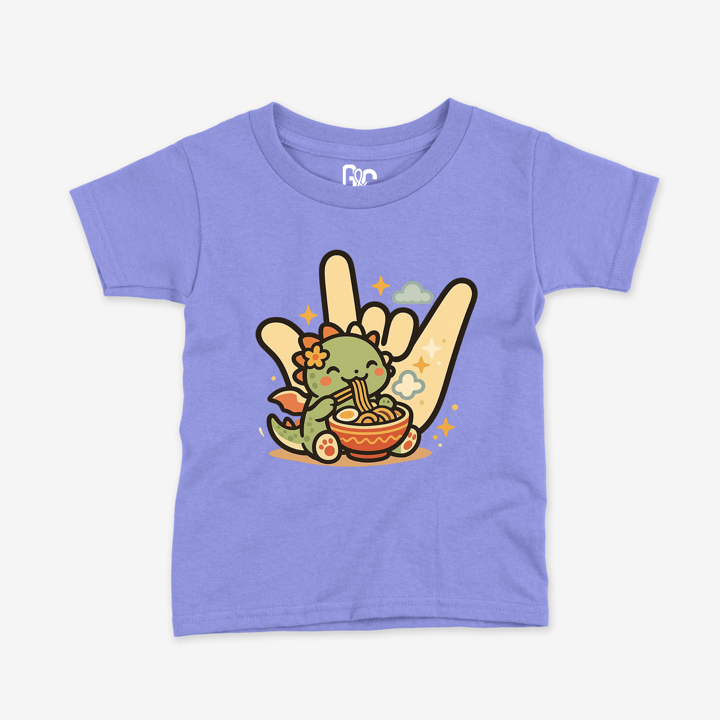 Noodly Dino ILY Toddler Tee