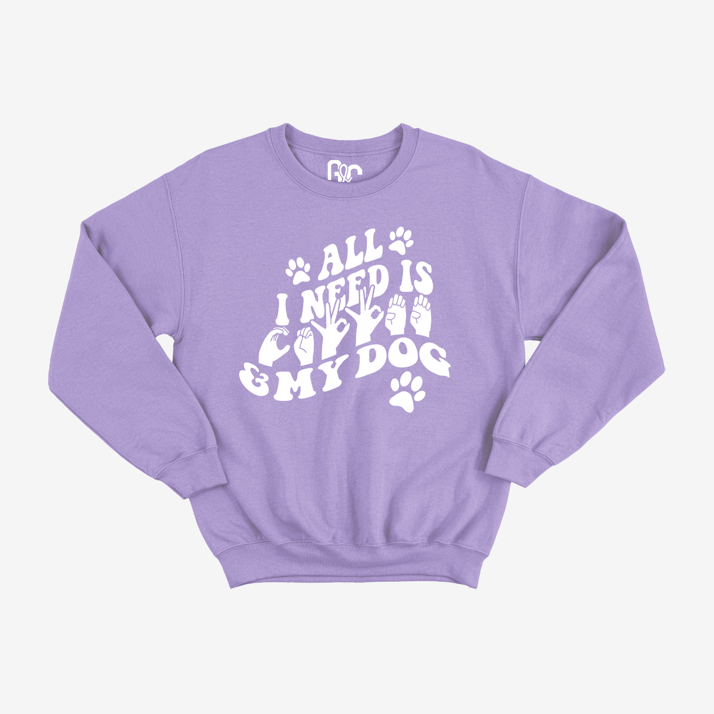 All I Need is Coffee & My Dog Crewneck