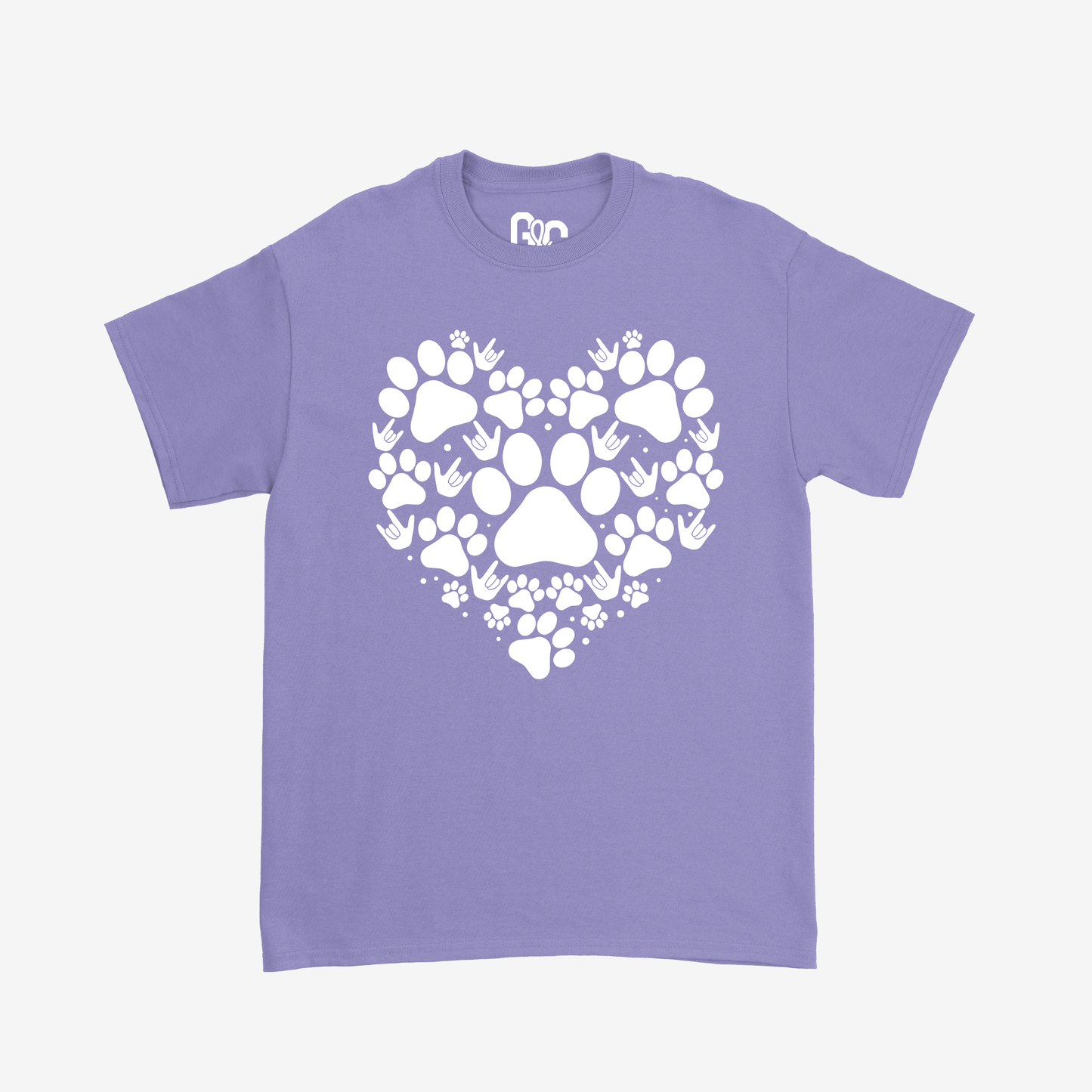 Paw ILY Doodle Tee