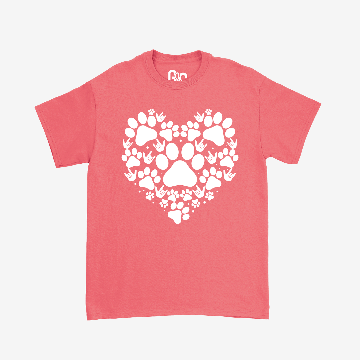 Paw ILY Doodle Tee