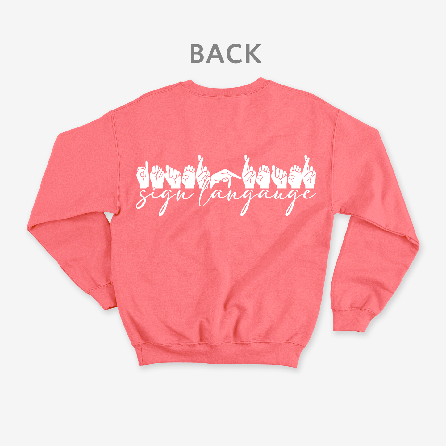 Interpreter Sign Language Crewneck