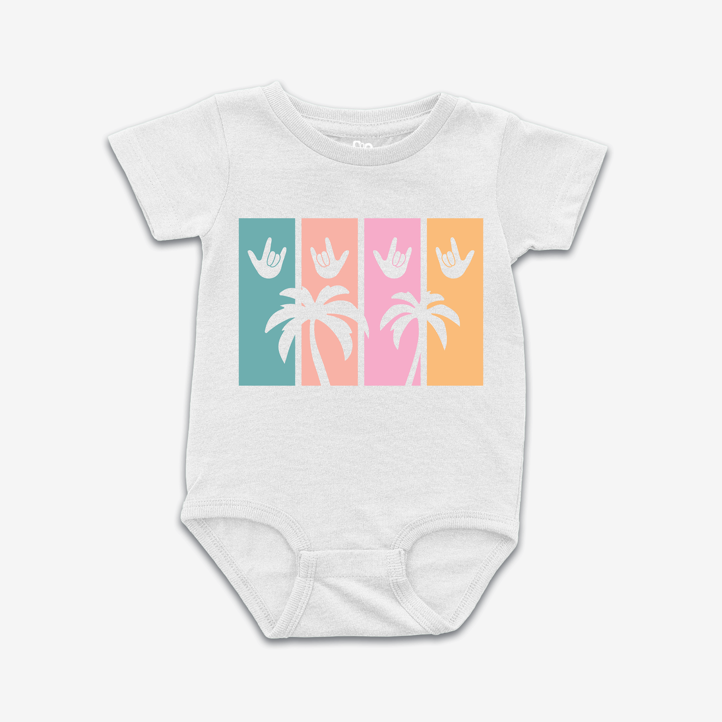 Palm Tree ILY Onesie Tee