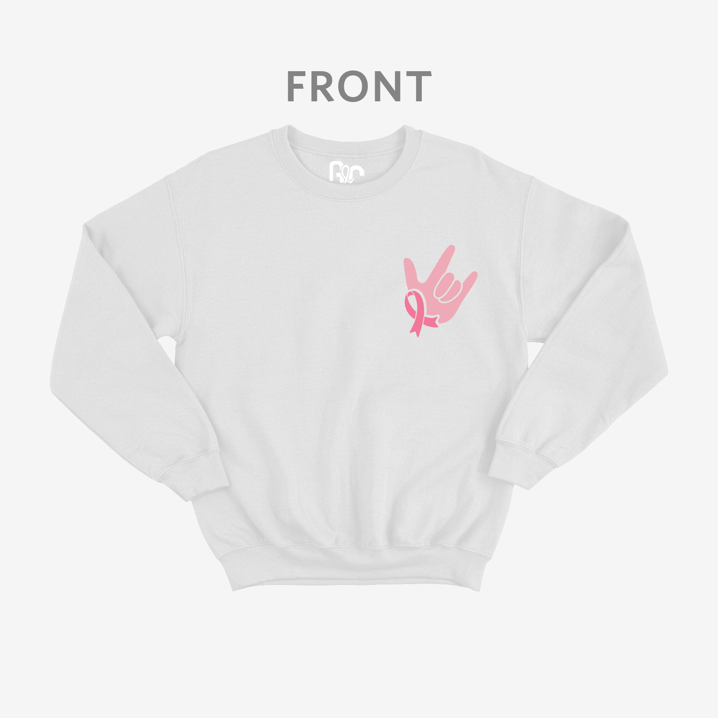 In October we wear pink Crewneck