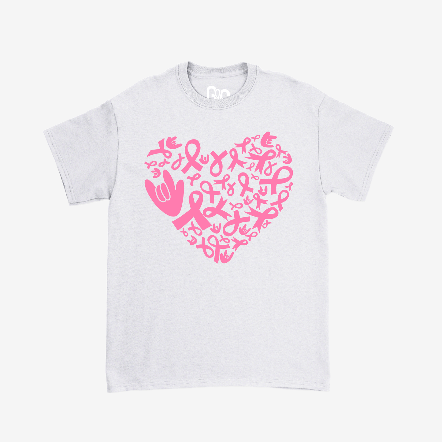Breast Cancer Heart Tee