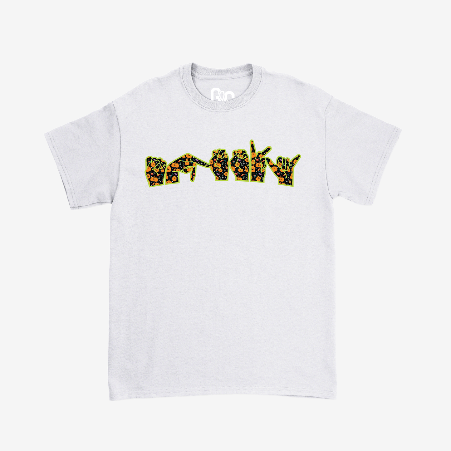 Spooky ILY Vibes Glitter Tee
