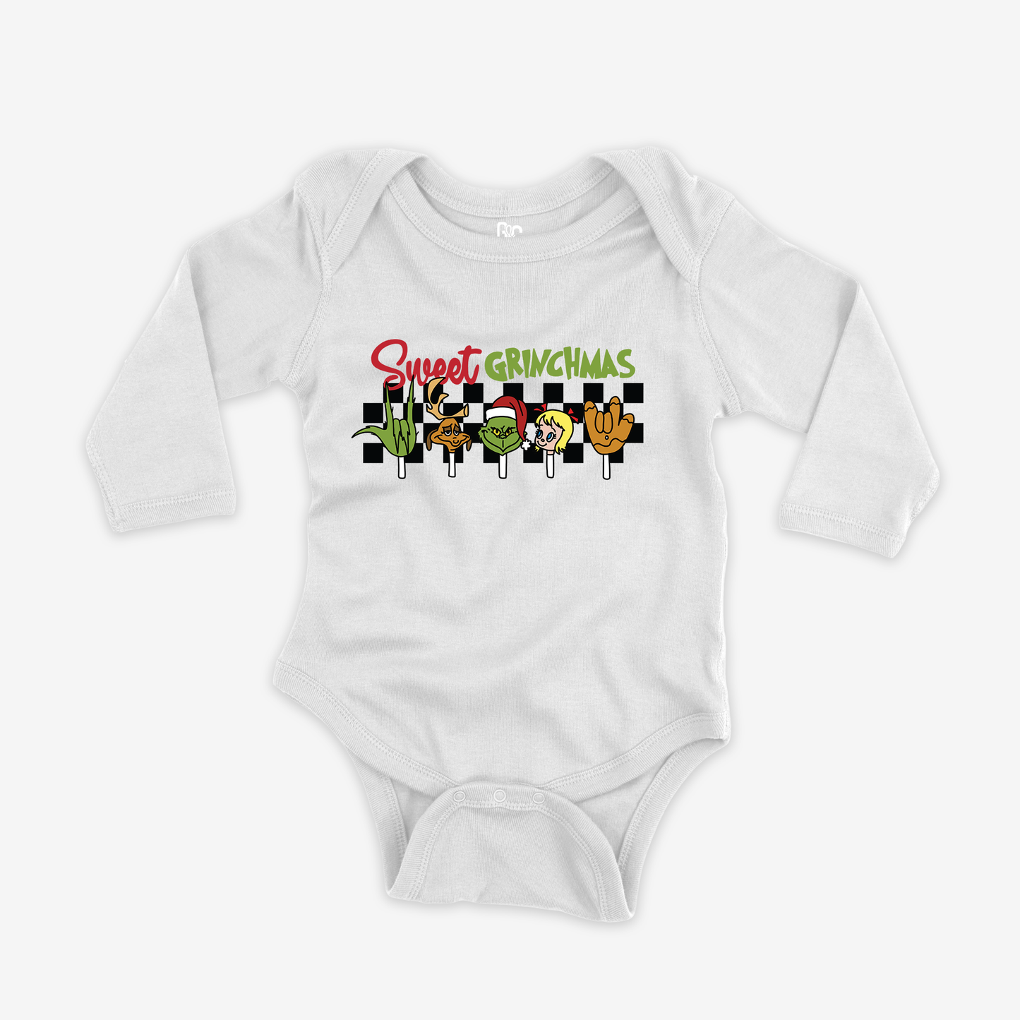 Sweet Grinchmas Onesie Sleeve