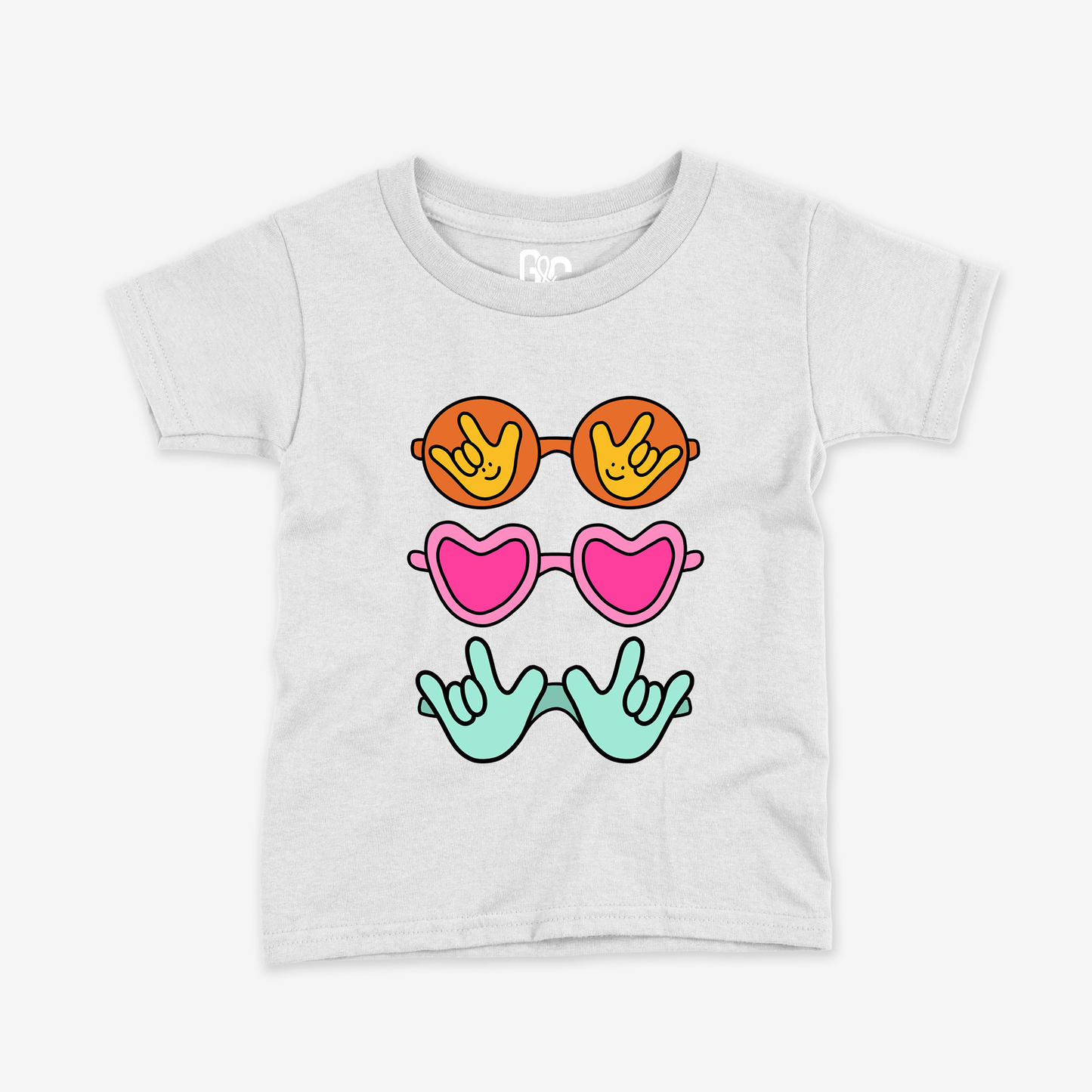 Summer Sunglass ILY Toddler Tee