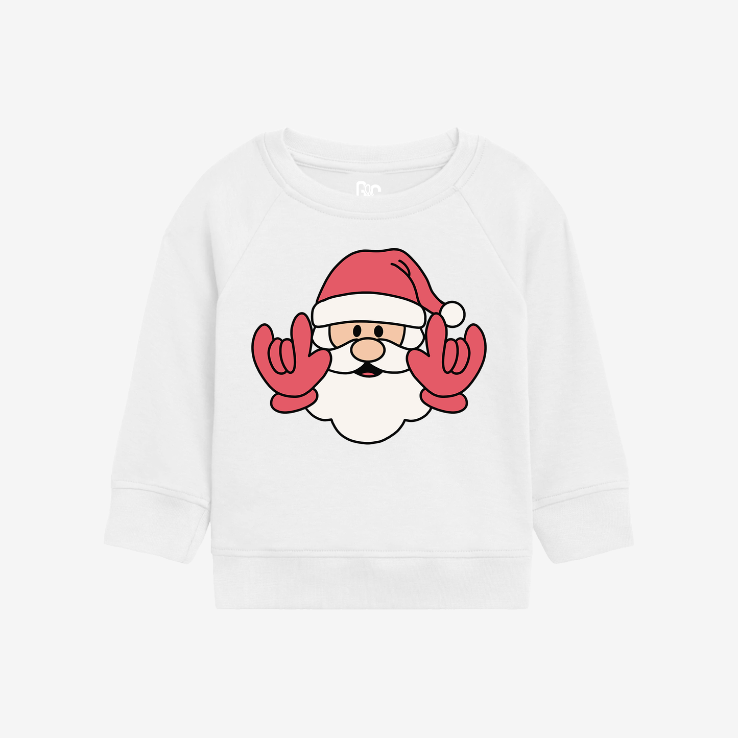Santa ILY Toddler Crewneck
