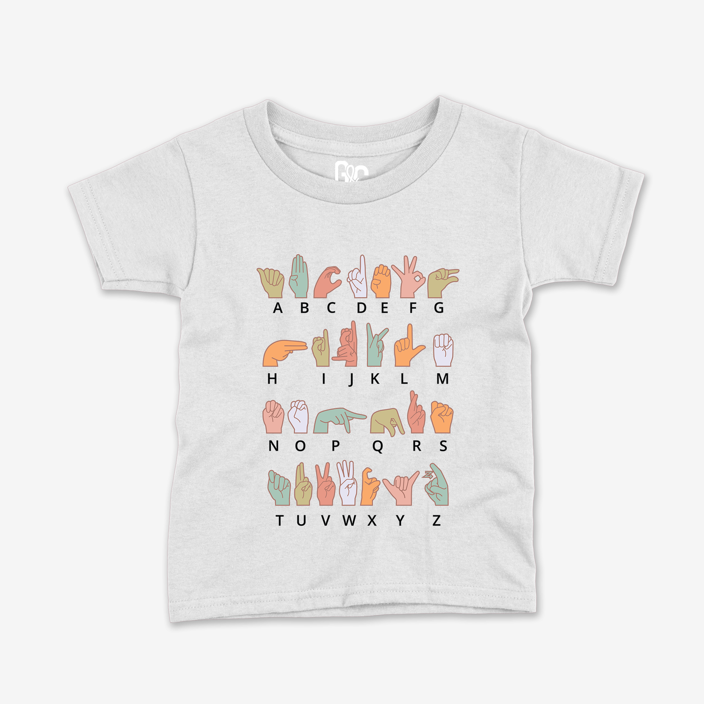 Sign Alphabet Toddler Tee