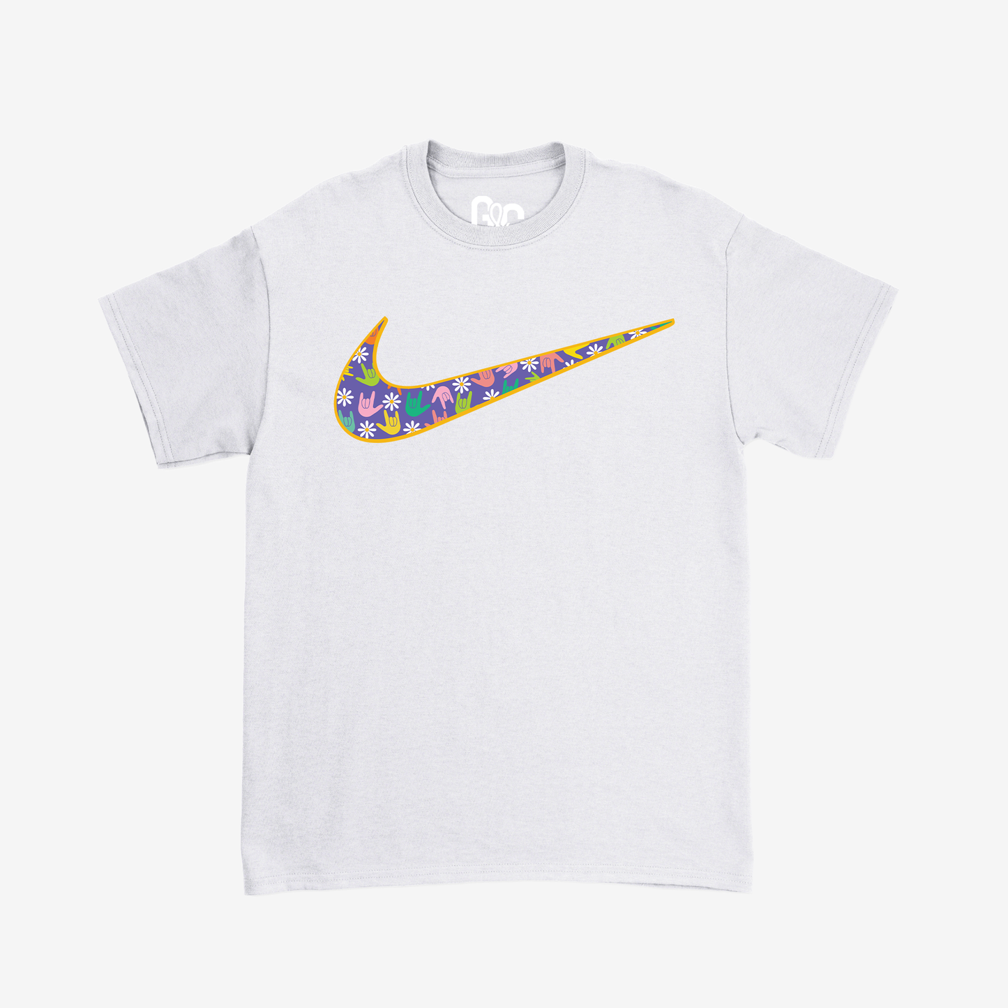 Flower ILY Swoosh Tee