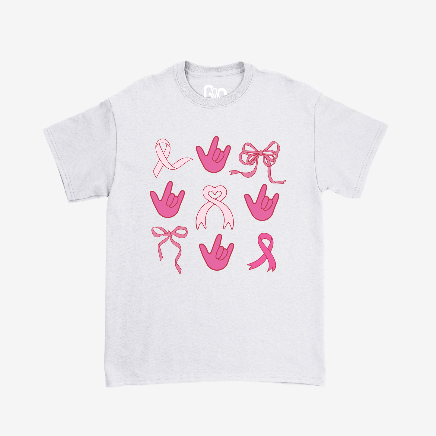 Ribbon Pinktober ILY Tee