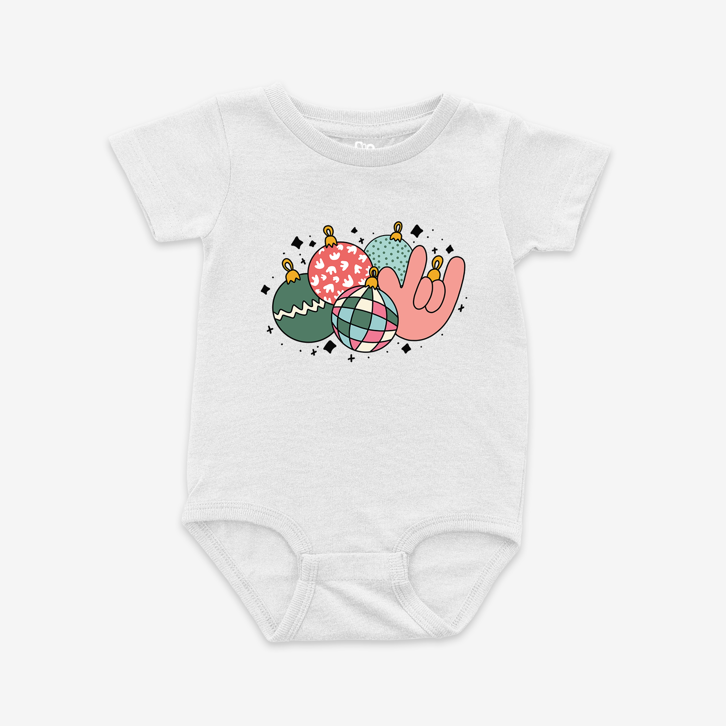 Ornament ILY Onesie Tee