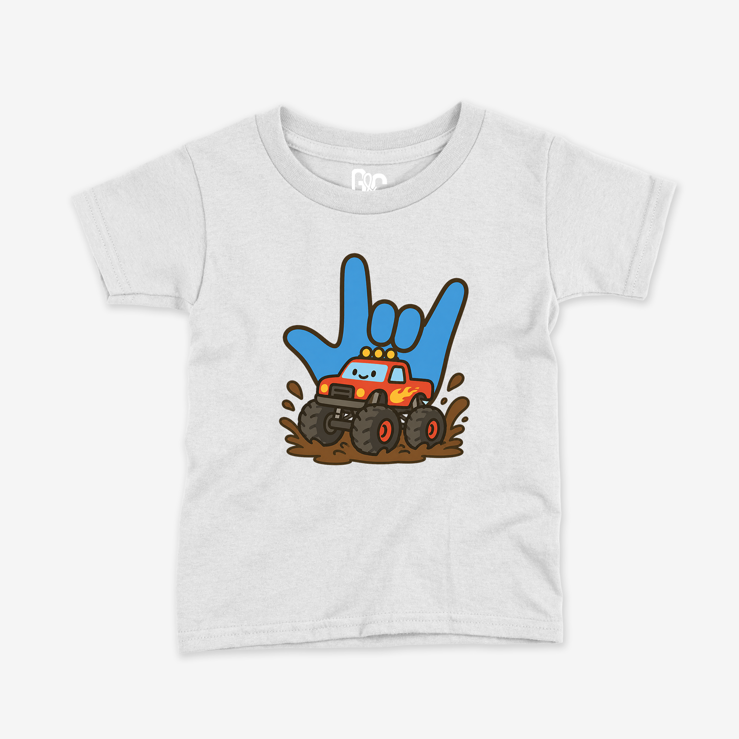 Monster Truck ILY Toddler Tee