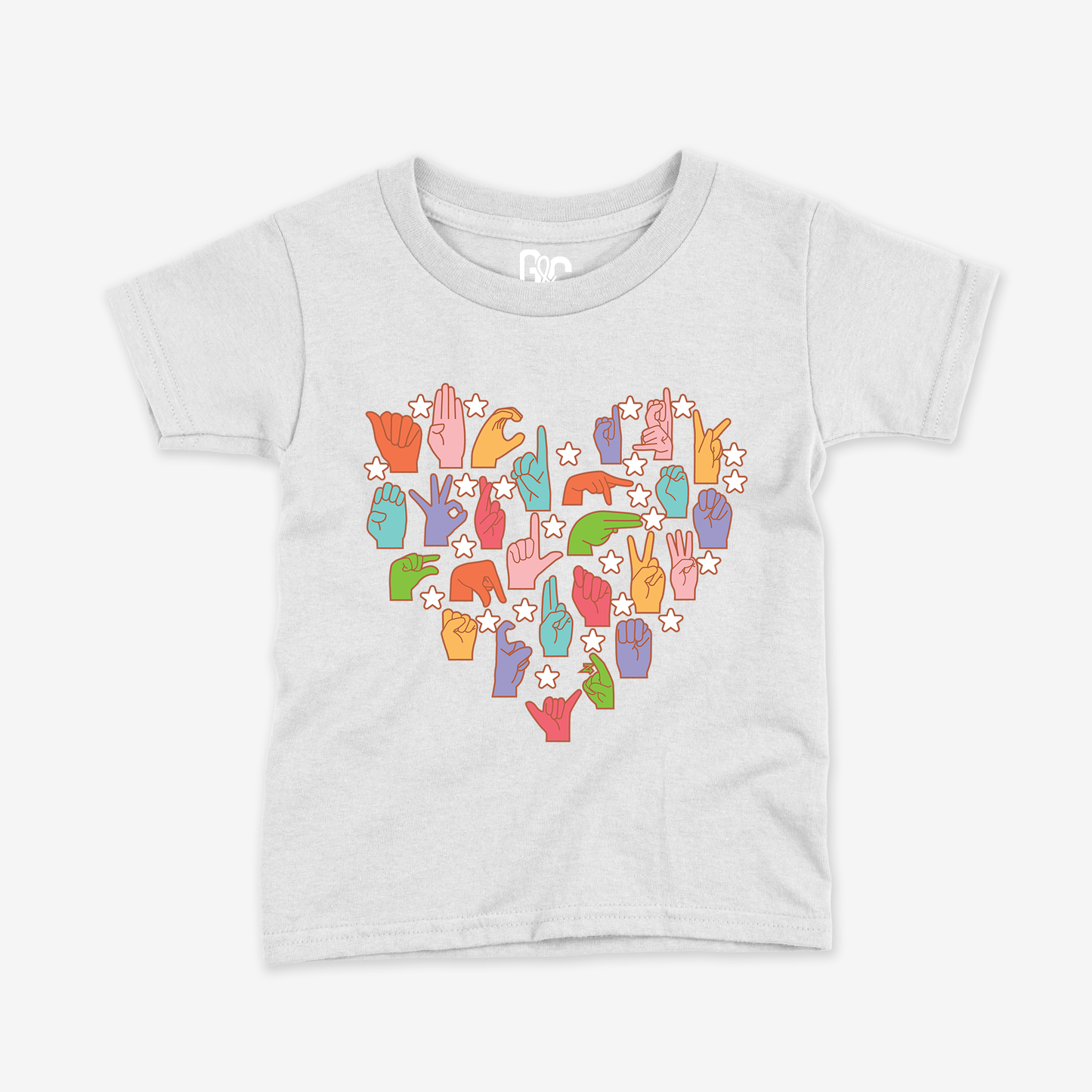 Heart of Alphabet Toddler Tee