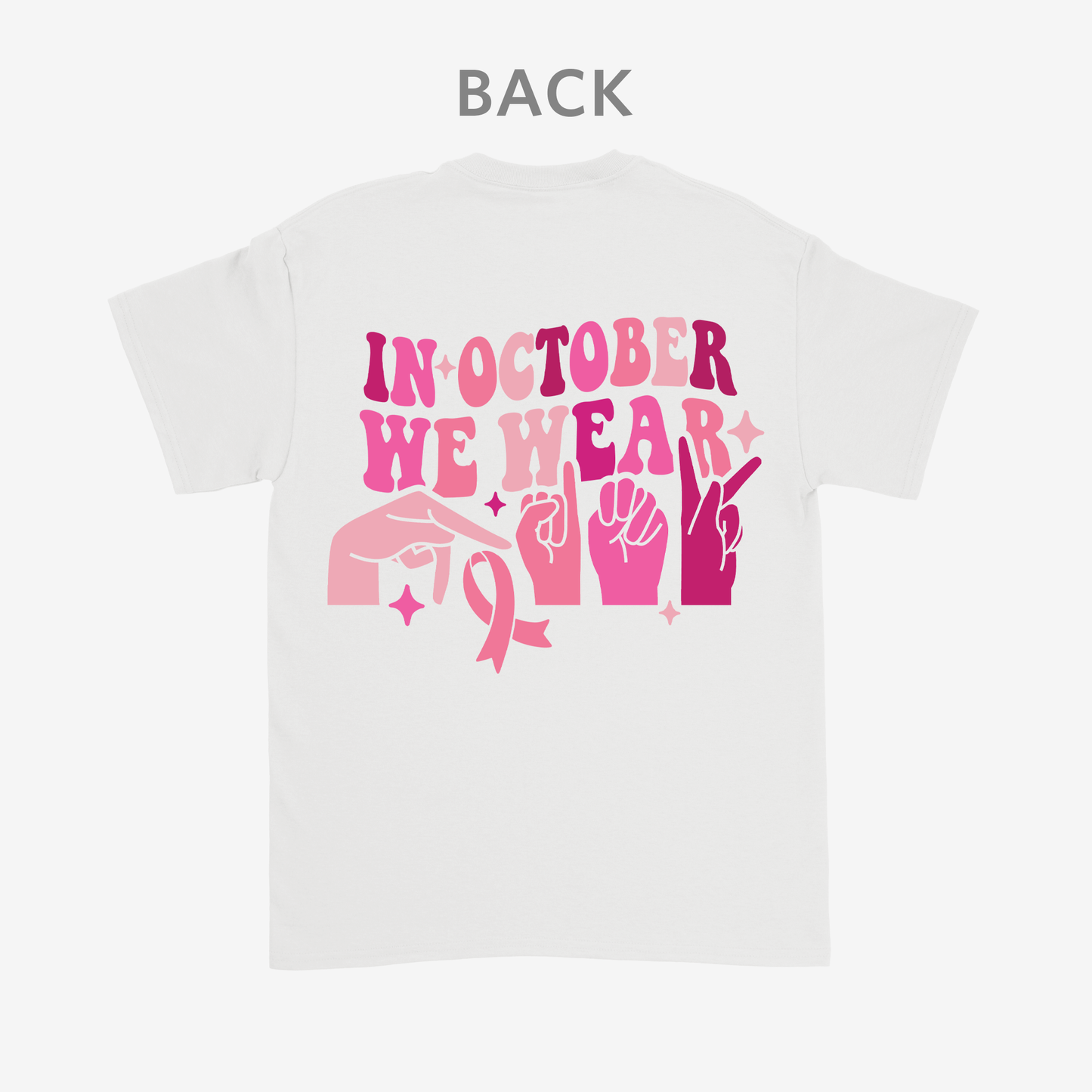 In October we wear pink Tee