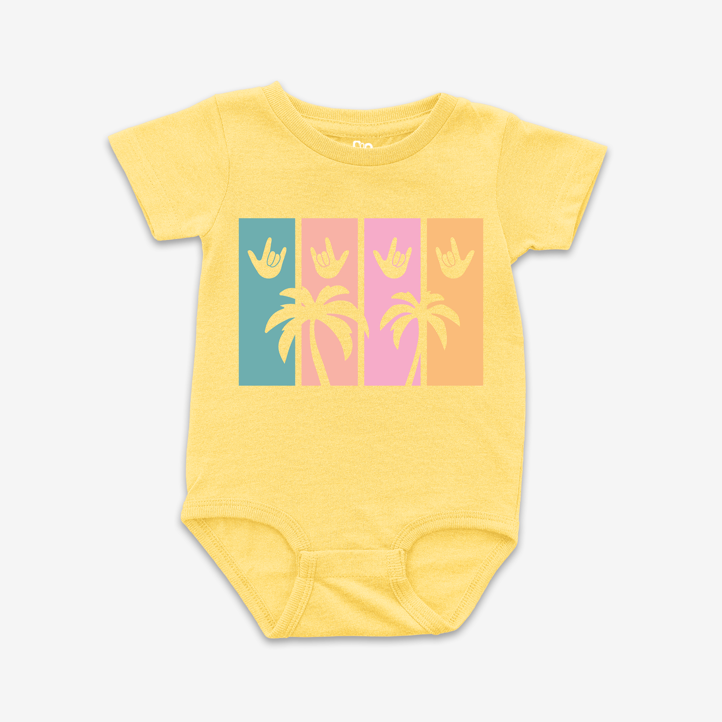 Palm Tree ILY Onesie Tee