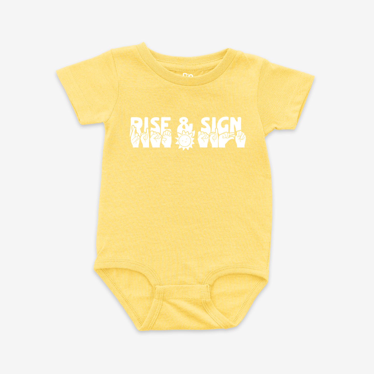 Rise & Sign Onesie Tee