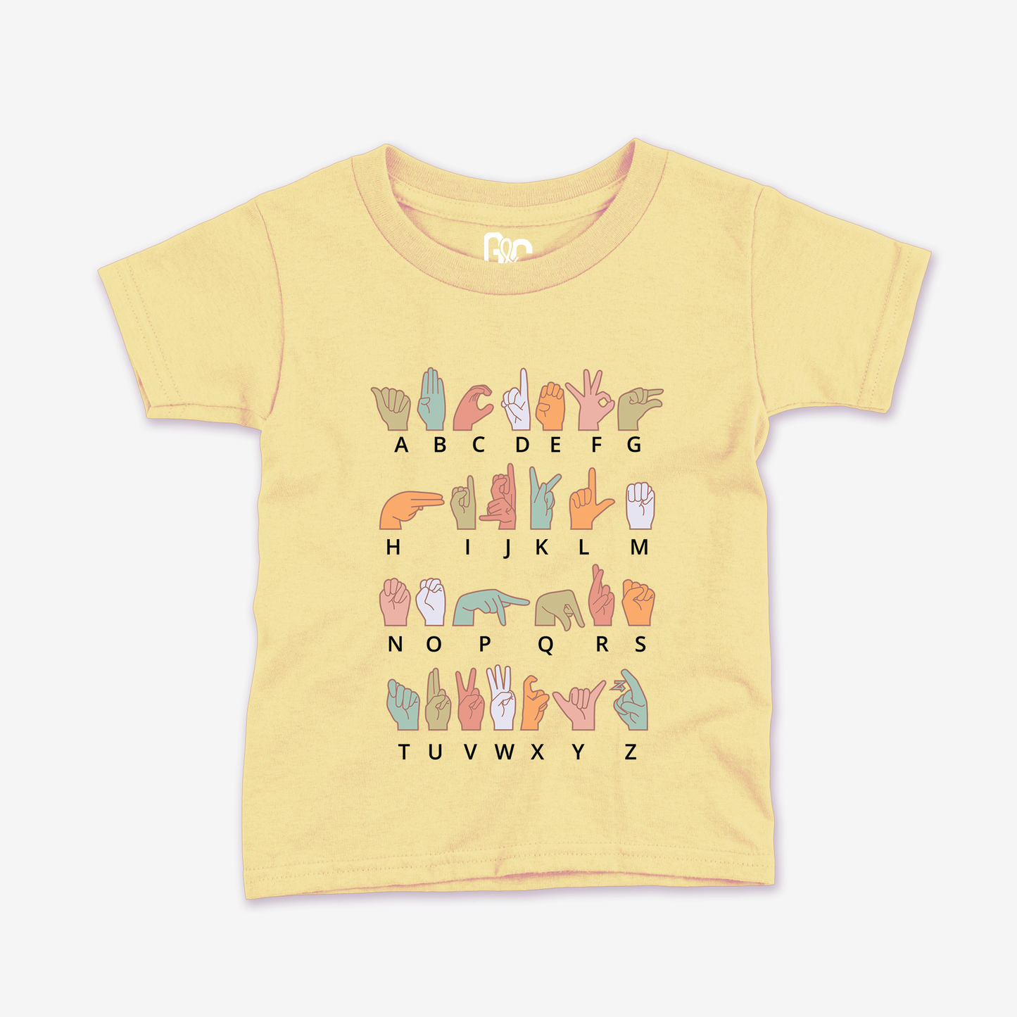 Sign Alphabet Toddler Tee