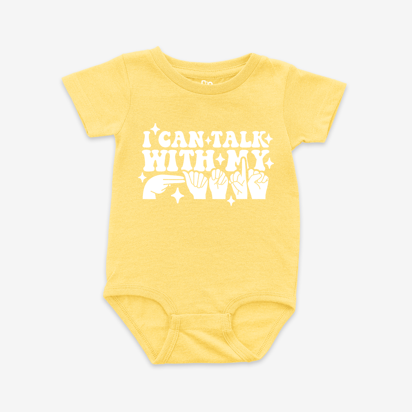I Can Talk With My Hands Onesie Tee