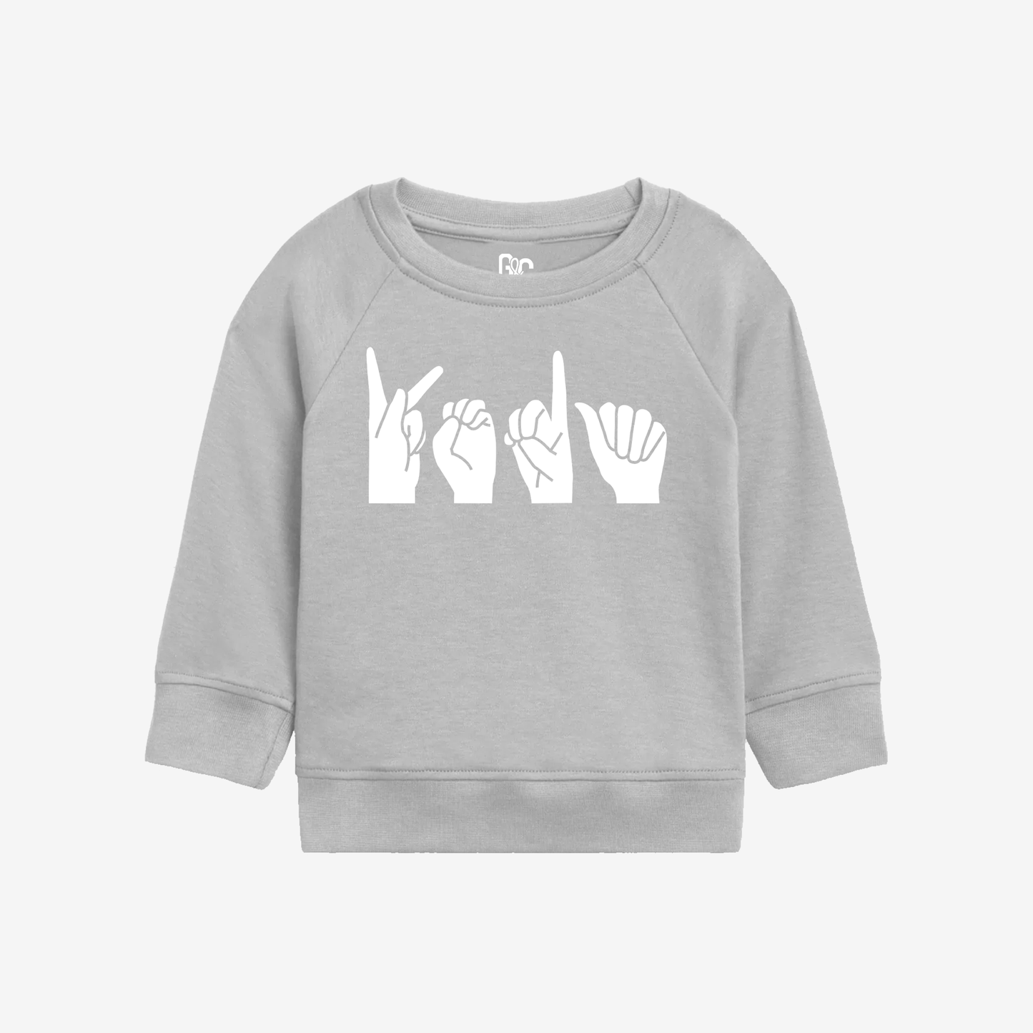 KODA FULL ASL Toddler Crewneck