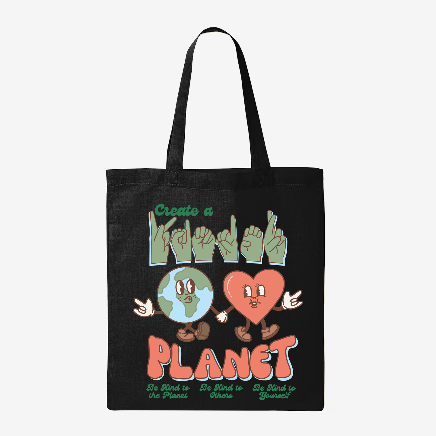 Kinder Planet Tote Bag
