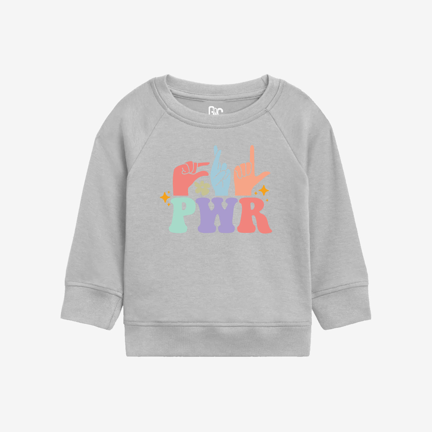 GRL PWR Toddler Crewneck