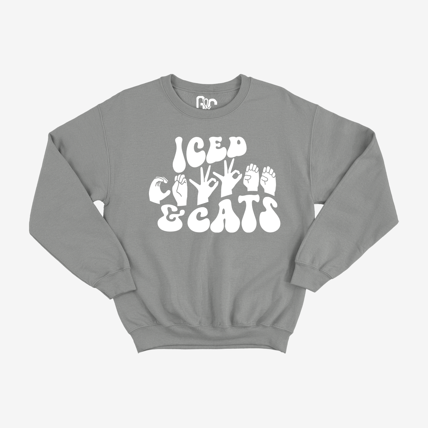 Iced Coffee & Cats Crewneck