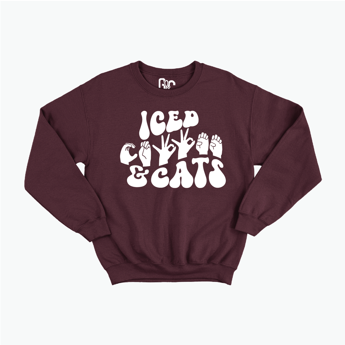Iced Coffee & Cats Crewneck
