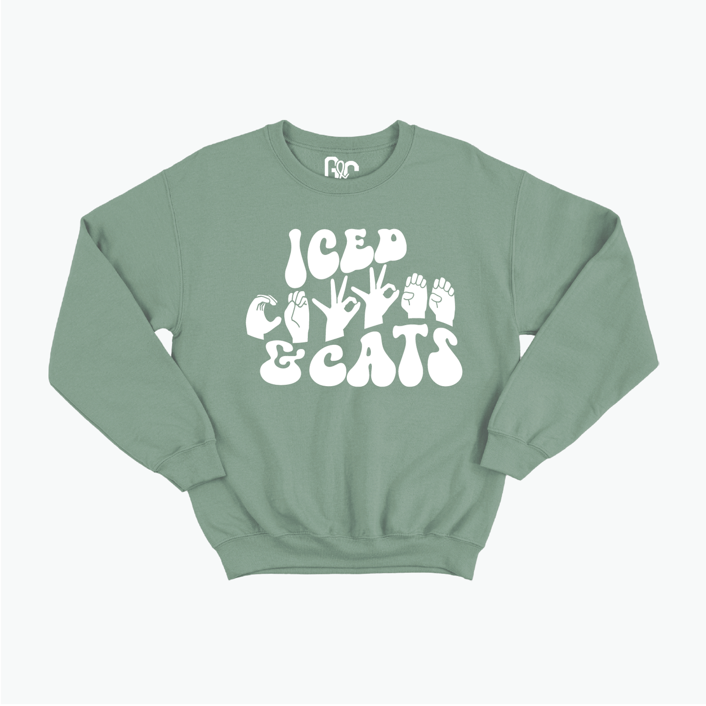 Iced Coffee & Cats Crewneck