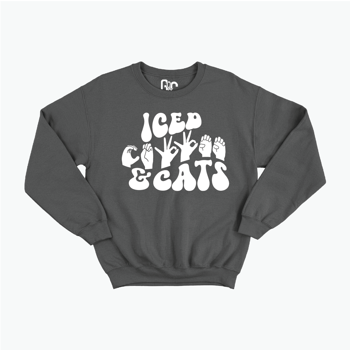 Iced Coffee & Cats Crewneck