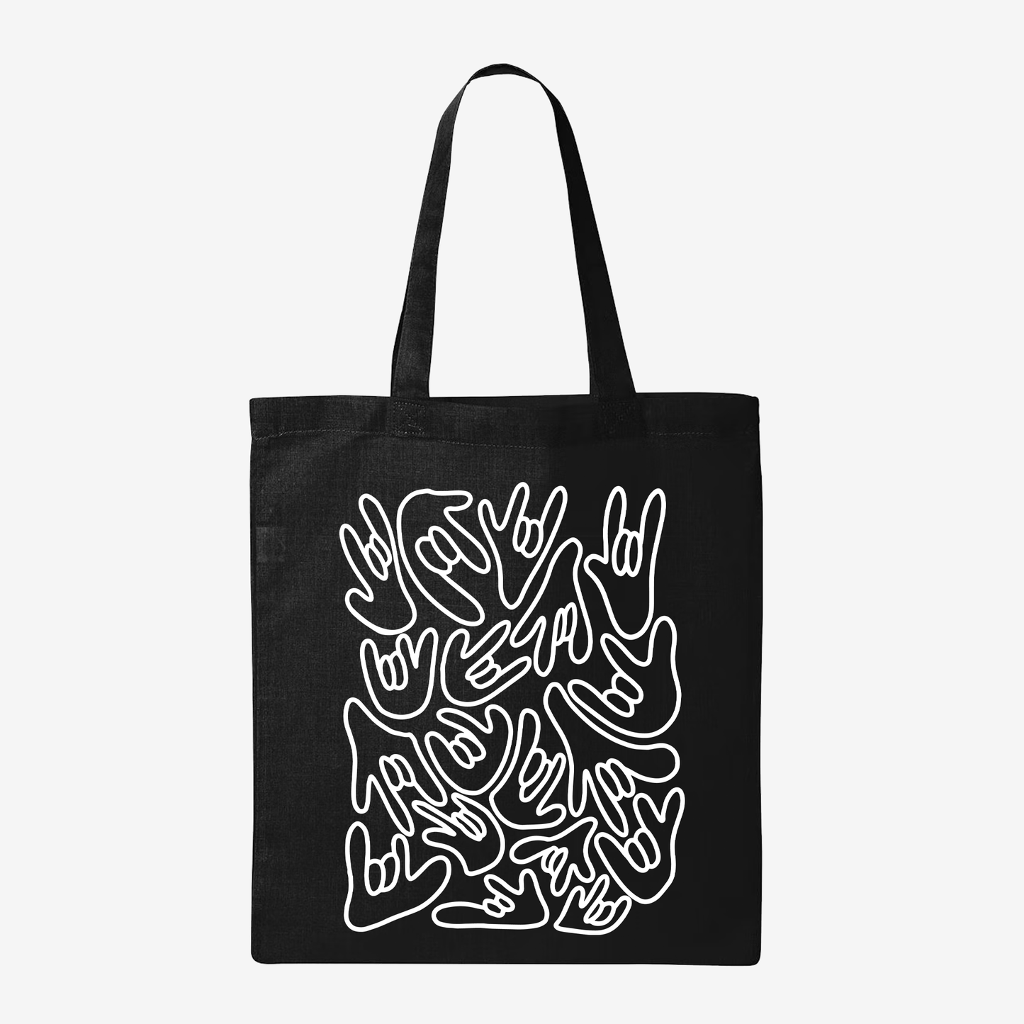 ILY Pattern Tote Bag