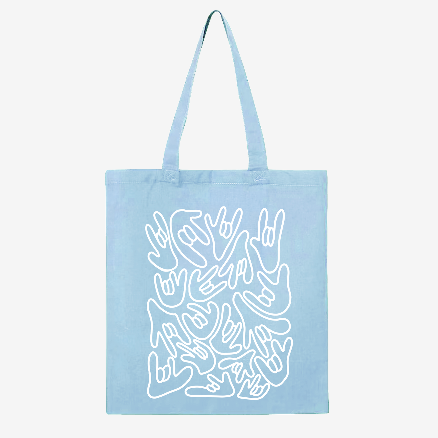ILY Pattern Tote Bag