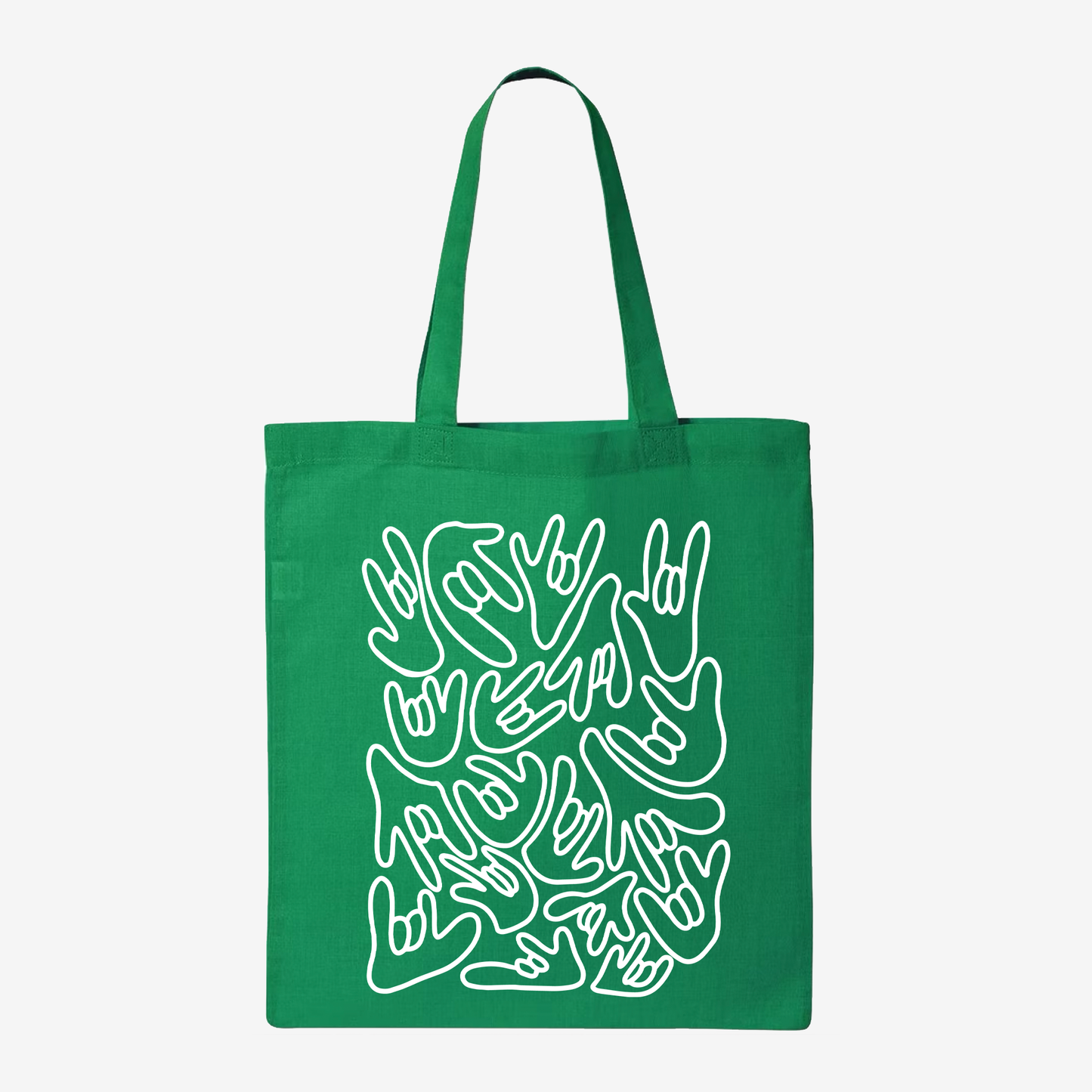 ILY Pattern Tote Bag