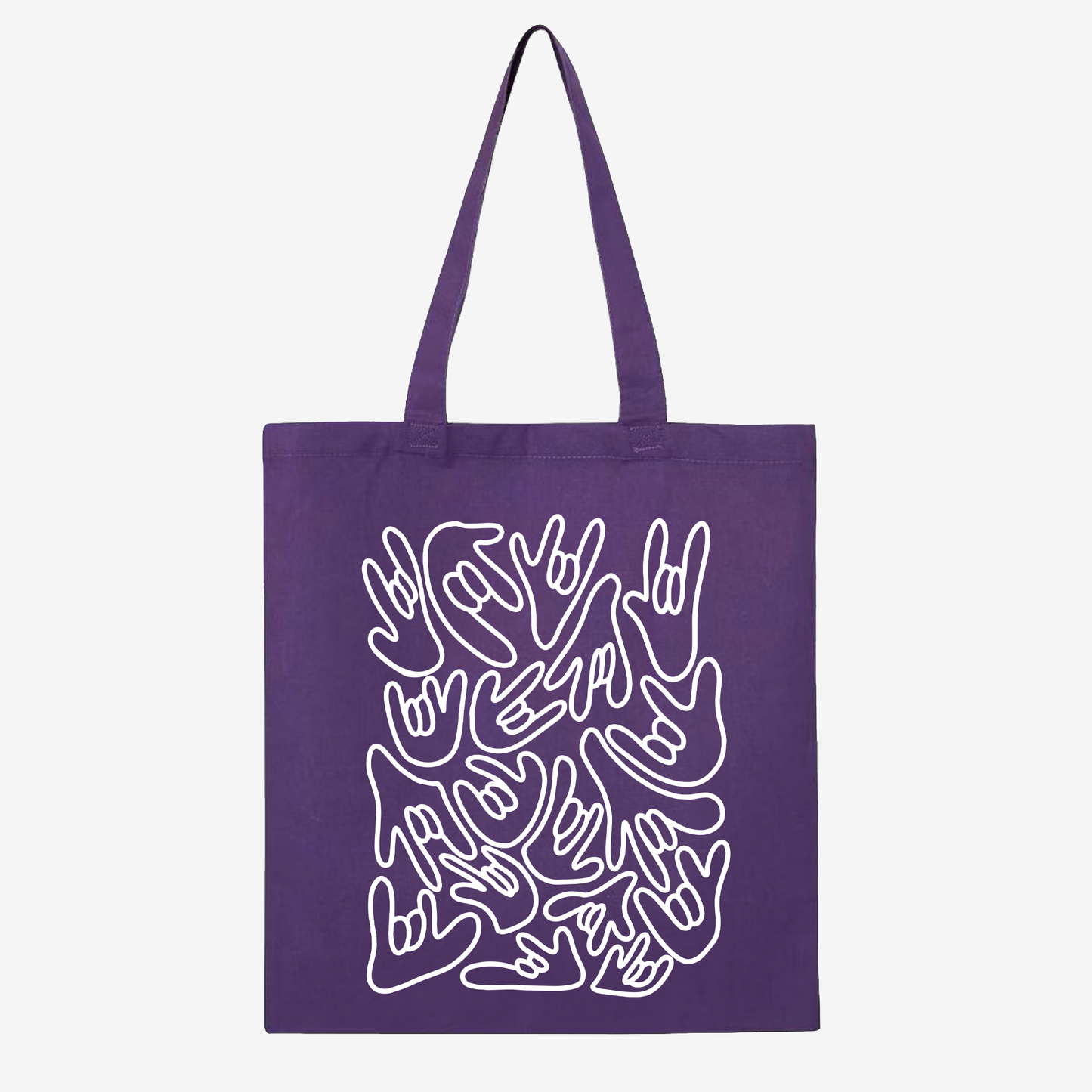 ILY Pattern Tote Bag