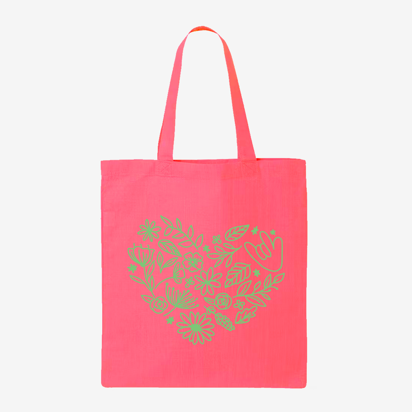 Plant ILY Doodle Tote Bag