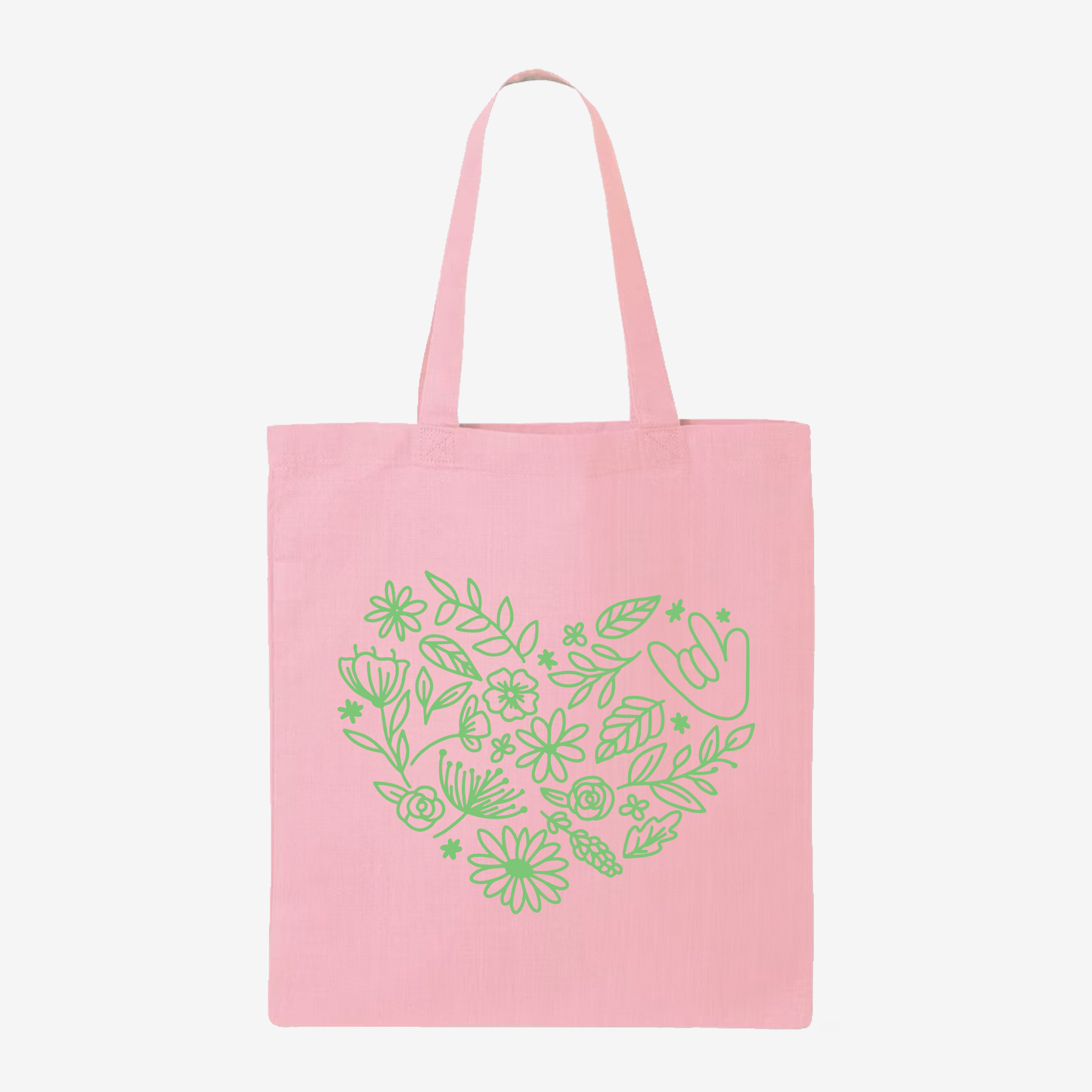 Plant ILY Doodle Tote Bag