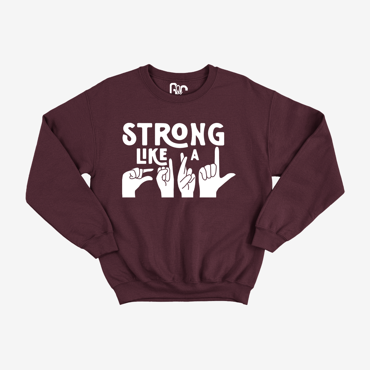 Strong Like a Girl Youth Crewneck