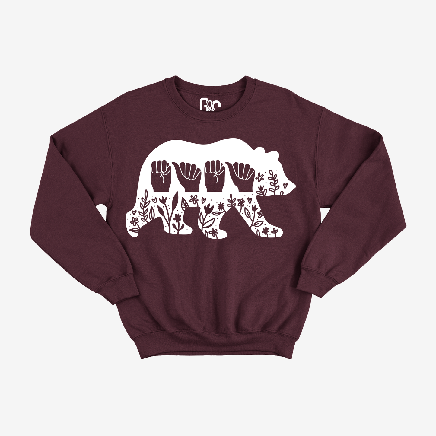 Mama Bear Walking Crewneck