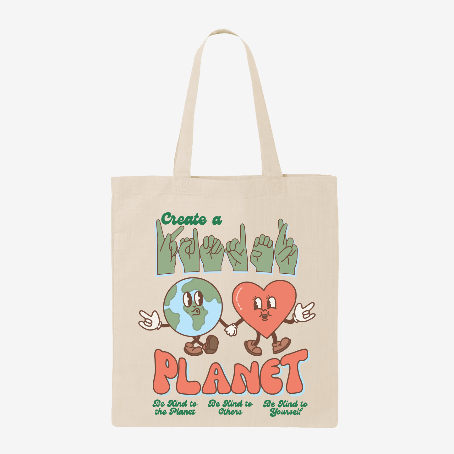 Kinder Planet Tote Bag