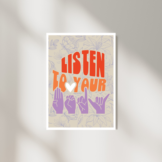 Listen to your body Poster