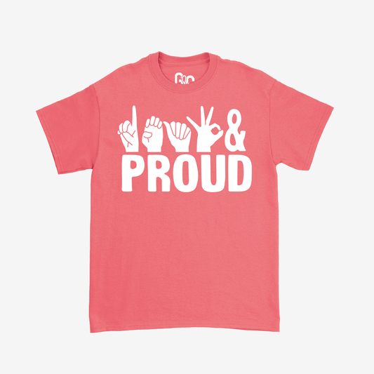 Deaf & proud Tee