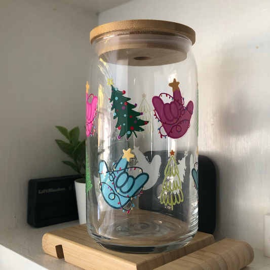 Christmas Tree ILY Beer Can