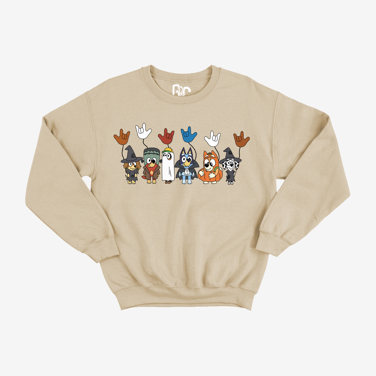 Bluey Halloween ILY Crewneck